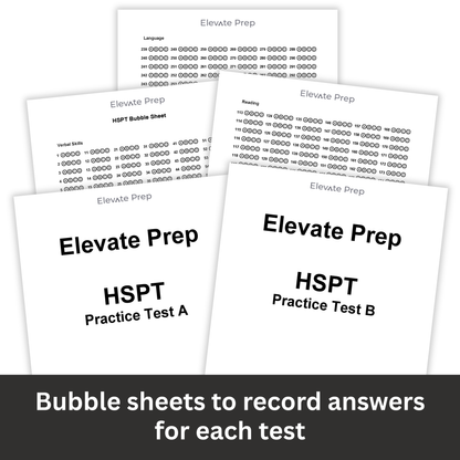 HSPT: Two Full-Length Practice Tests