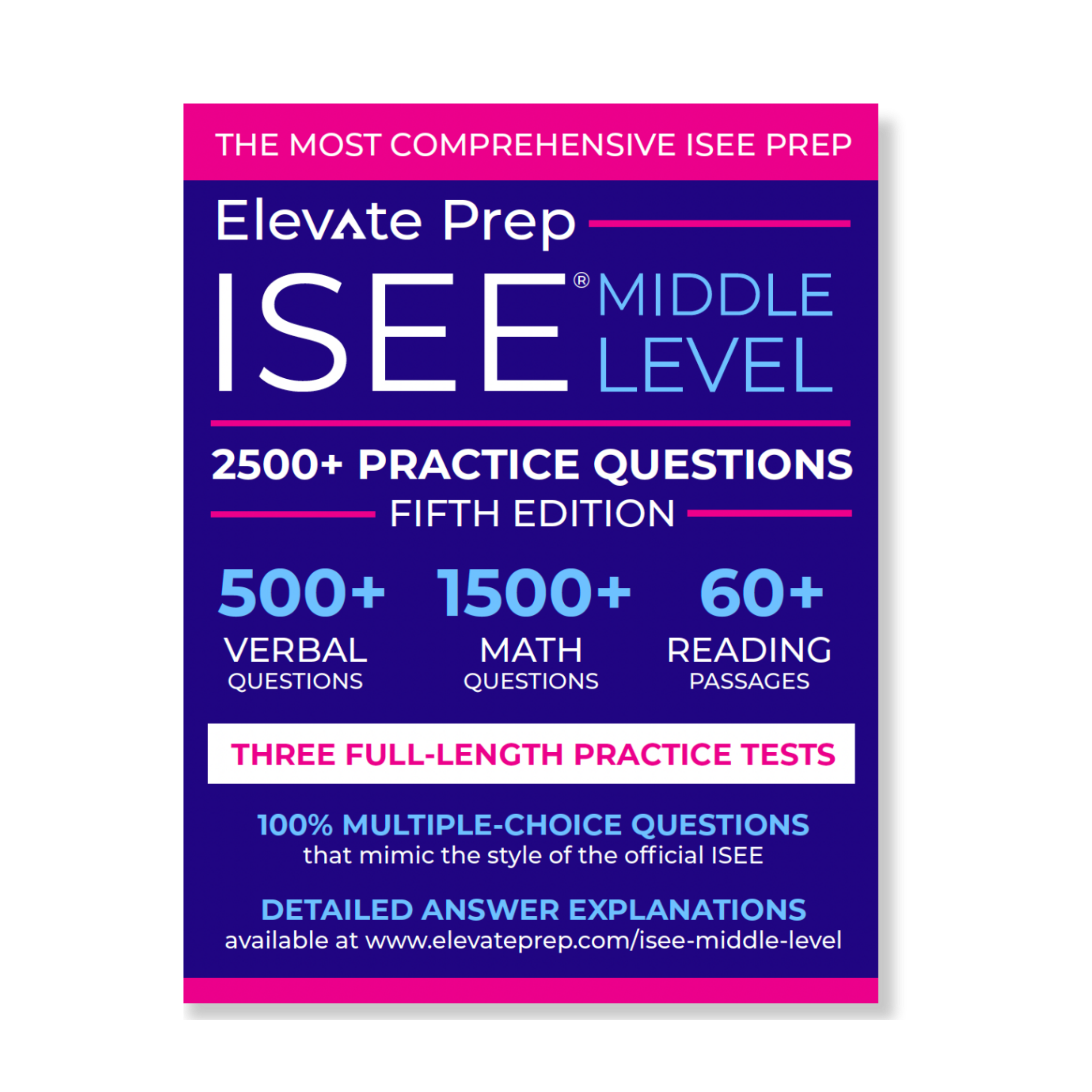ISEE Middle Level: 2500+ Practice Questions