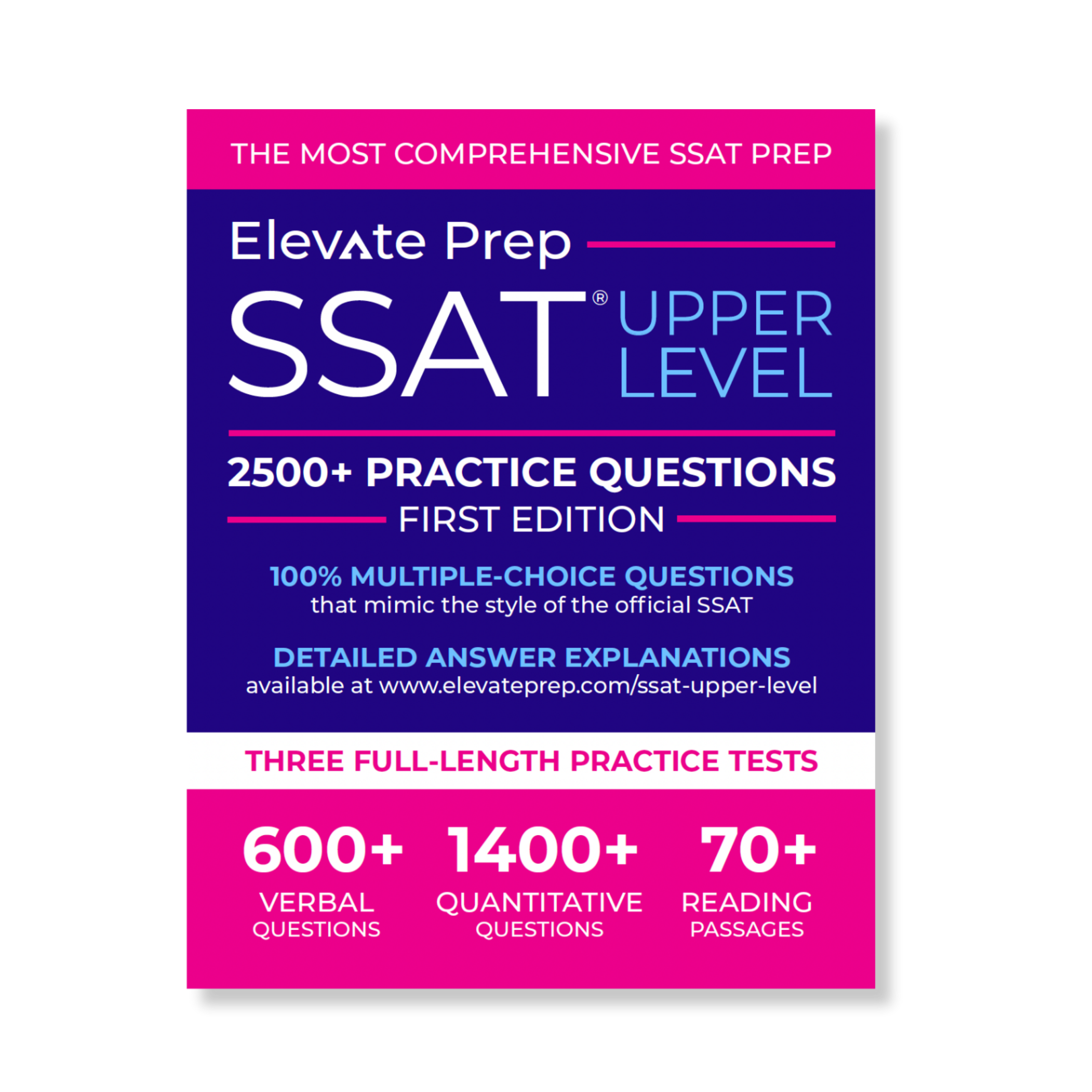 SSAT Upper Level: 2500+ Practice Questions